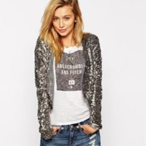Abercrombie & Fitch Sweaters - Ambercrombie and Fitch Sequin Cardigan Size Large